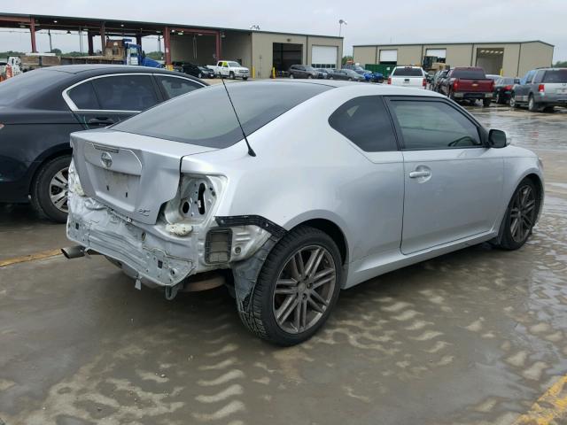 JTKJF5C70D3045638 - 2013 TOYOTA SCION TC 银色 照片 4