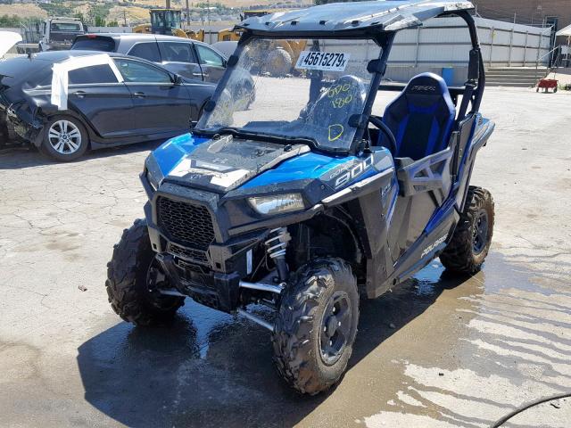 3NSVAE878FF439523 - 2015 POLARIS RZR 900 EP BLUE photo 2