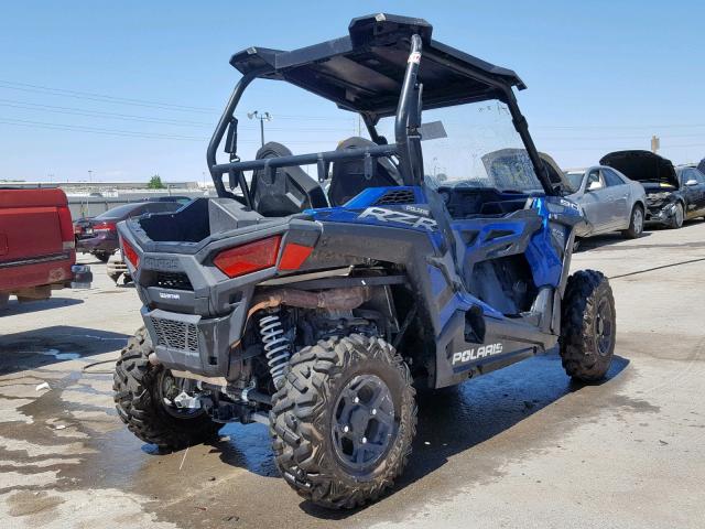 3NSVAE878FF439523 - 2015 POLARIS RZR 900 EP BLUE photo 4