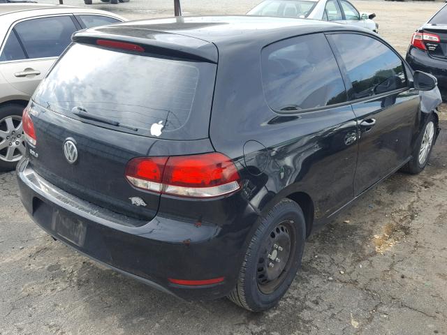 WVWAB7AJ1CW335042 - 2012 VOLKSWAGEN GOLF 黑色 照片 4