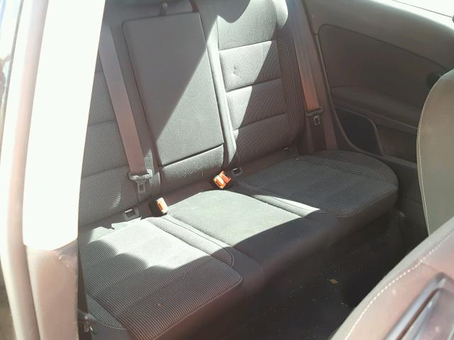 WVWAB7AJ1CW335042 - 2012 VOLKSWAGEN GOLF 黑色 照片 6