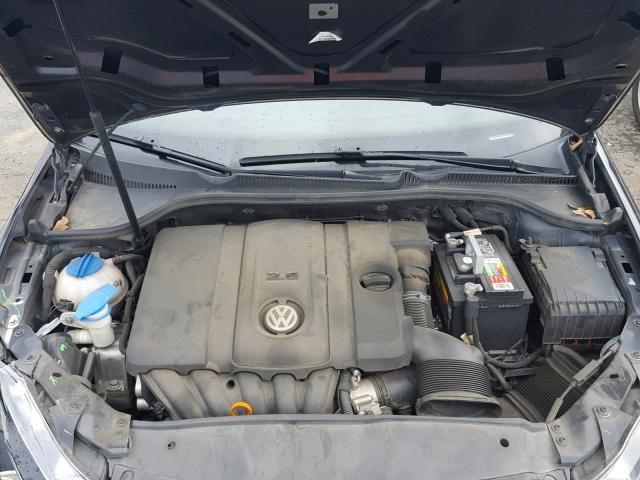 WVWAB7AJ1CW335042 - 2012 VOLKSWAGEN GOLF 黑色 照片 7