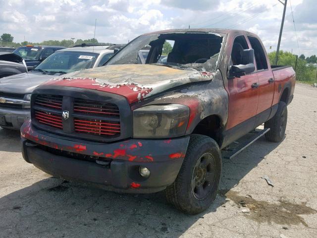 3D7KS28C66G286329 - 2006 DODGE RAM 2500 S RED photo 2