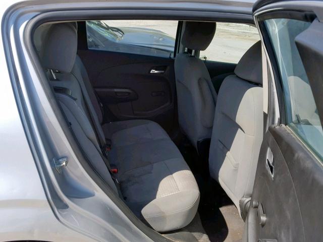 1G1JA6SH6D4102112 - 2013 CHEVROLET SONIC LS GRAY photo 6