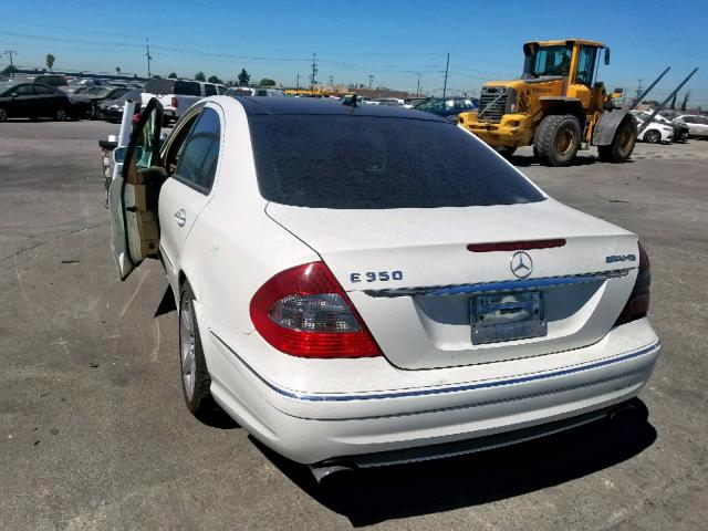 WDBUF56X79B418329 - 2009 MERCEDES-BENZ E 350 WHITE photo 3