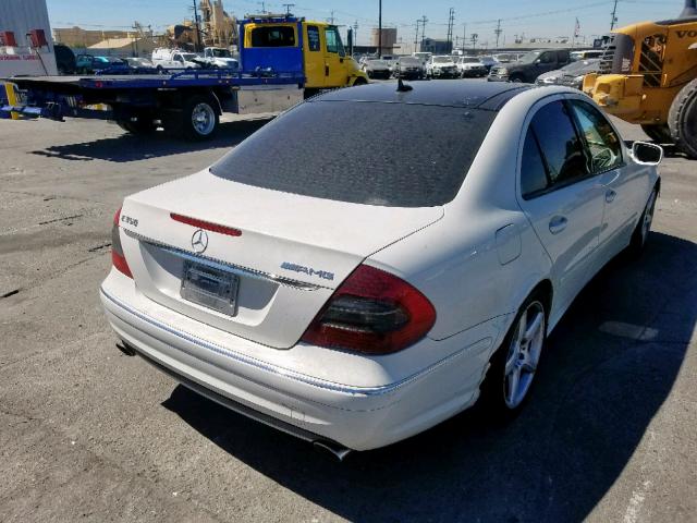 WDBUF56X79B418329 - 2009 MERCEDES-BENZ E 350 WHITE photo 4