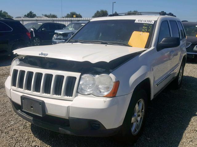 1J4PR4GK1AC147067 - 2010 JEEP GRAND CHER WHITE photo 2