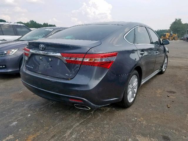 4T1BK1EB7EU086082 - 2014 TOYOTA AVALON BAS GRAY photo 4