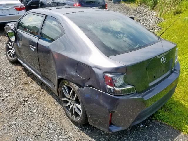 JTKJF5C7XE3077370 - 2014 TOYOTA SCION TC ნაცრისფერი ფოტო 3