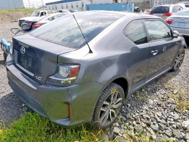 JTKJF5C7XE3077370 - 2014 TOYOTA SCION TC ნაცრისფერი ფოტო 4