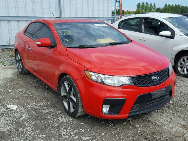 KNAFW6A31A5105331 - 2010 KIA FORTE SX RED photo 1