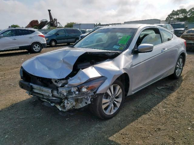 1HGCS1B81BA000670 - 2011 HONDA ACCORD EXL SILVER photo 2