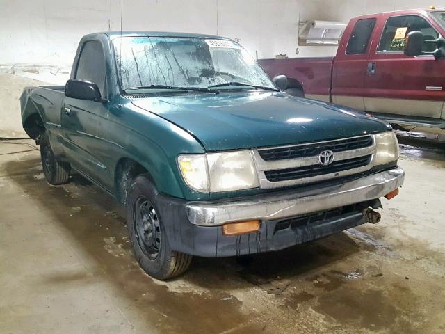 4TANL42N0XZ448205 - 1999 TOYOTA TACOMA GREEN photo 1