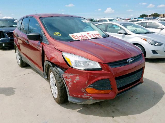 1FMCU0F78EUC84561 - 2014 FORD ESCAPE S BURGUNDY photo 1