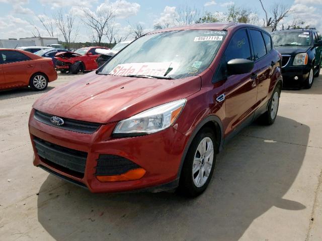 1FMCU0F78EUC84561 - 2014 FORD ESCAPE S BURGUNDY photo 2