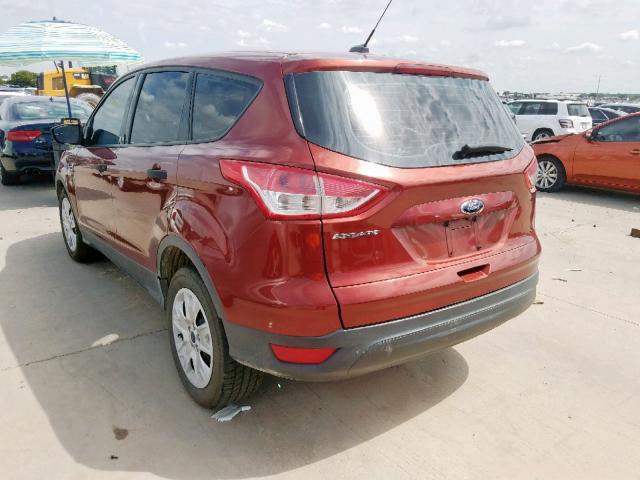 1FMCU0F78EUC84561 - 2014 FORD ESCAPE S BURGUNDY photo 3