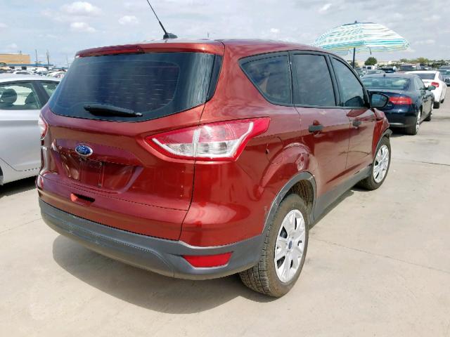 1FMCU0F78EUC84561 - 2014 FORD ESCAPE S BURGUNDY photo 4