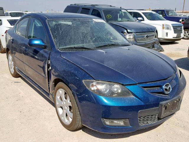 JM1BK323281809615 - 2008 MAZDA 3 S BLUE photo 1