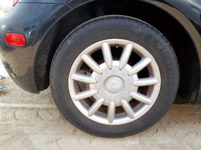3VWCR31C15M403810 - 2005 VOLKSWAGEN NEW BEETLE შავი ფოტო 9