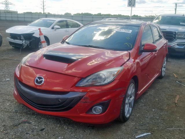 JM1BL1K3XB1410640 - 2011 MAZDA SPEED 3 RED photo 2