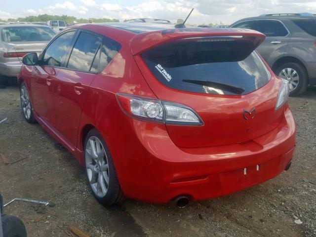 JM1BL1K3XB1410640 - 2011 MAZDA SPEED 3 RED photo 3