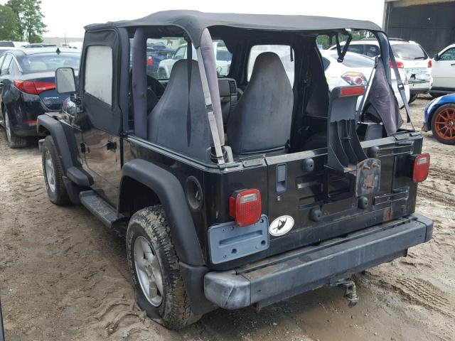 1J4FY29PXVP437253 - 1997 JEEP WRANGLER / BLACK photo 3