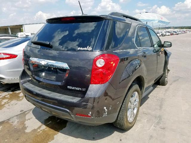 2GNALBEK7F6174205 - 2015 CHEVROLET EQUINOX LT BLACK photo 4