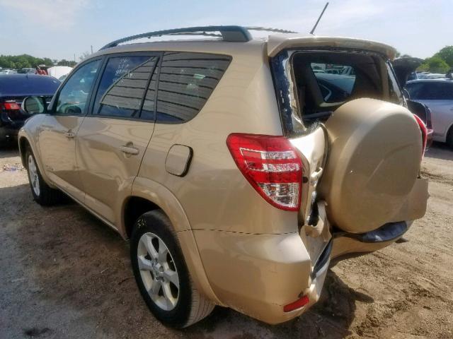 JTMDK4DV4A5088225 - 2010 TOYOTA RAV4 LIMIT TAN photo 3