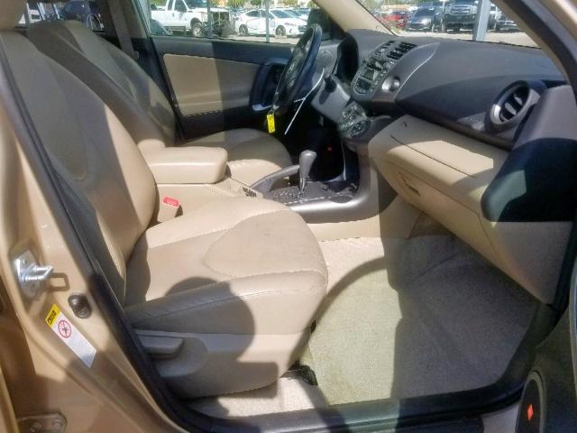 JTMDK4DV4A5088225 - 2010 TOYOTA RAV4 LIMIT TAN photo 5