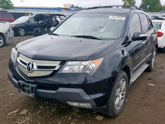 2HNYD28237H544145 - 2007 ACURA MDX BLACK photo 2