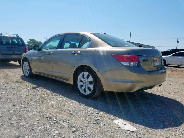 JHMCP26809C003346 - 2009 HONDA ACCORD EXL TAN photo 3