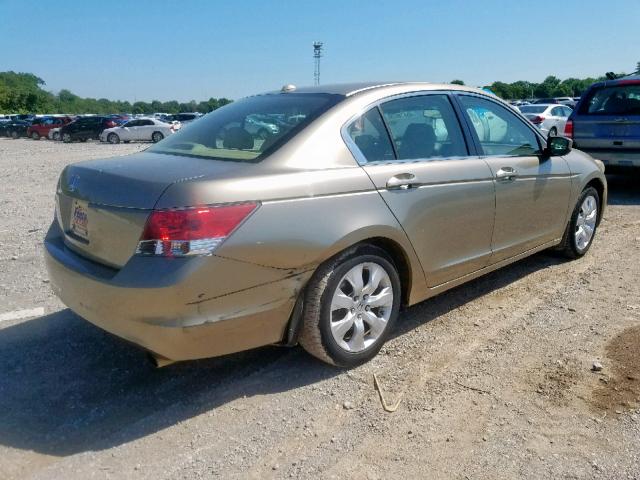 JHMCP26809C003346 - 2009 HONDA ACCORD EXL TAN photo 4