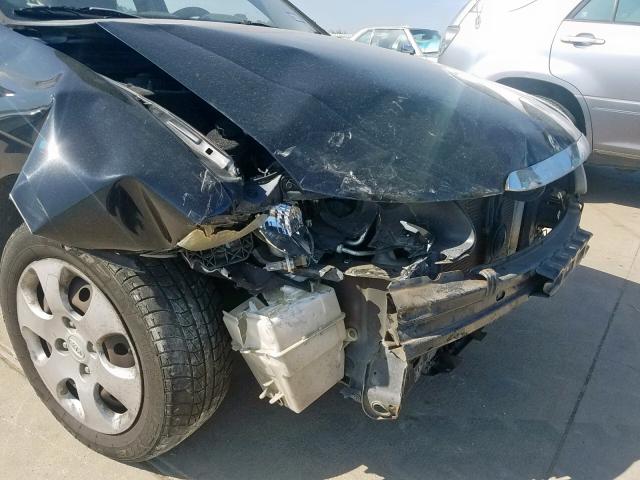 KNAFE221095656032 - 2009 KIA SPECTRA EX BLACK photo 9