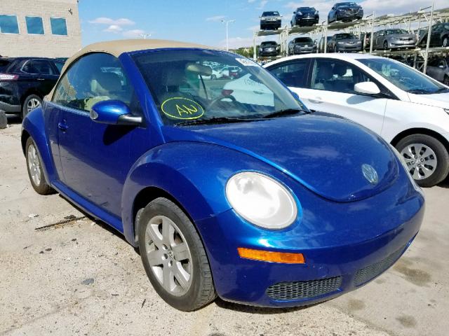 3VWRF31Y27M408242 - 2007 VOLKSWAGEN NEW BEETLE ლურჯი ფოტო 1