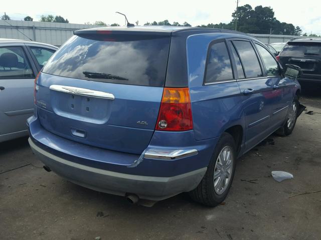 2A8GM68X17R250380 - 2007 CHRYSLER PACIFICA T BLUE photo 4