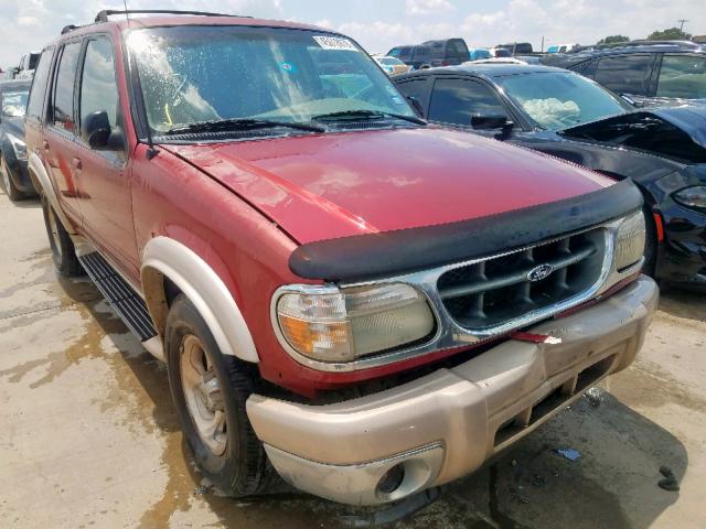 1FMDU64P1YZB30825 - 2000 FORD EXPLORER E RED photo 1