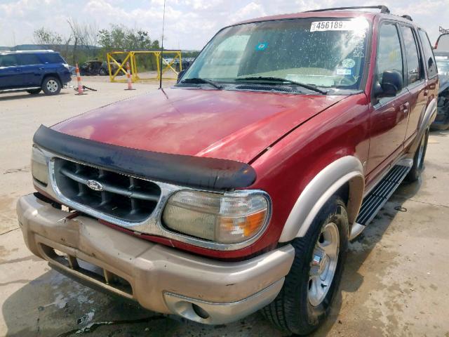 1FMDU64P1YZB30825 - 2000 FORD EXPLORER E RED photo 2