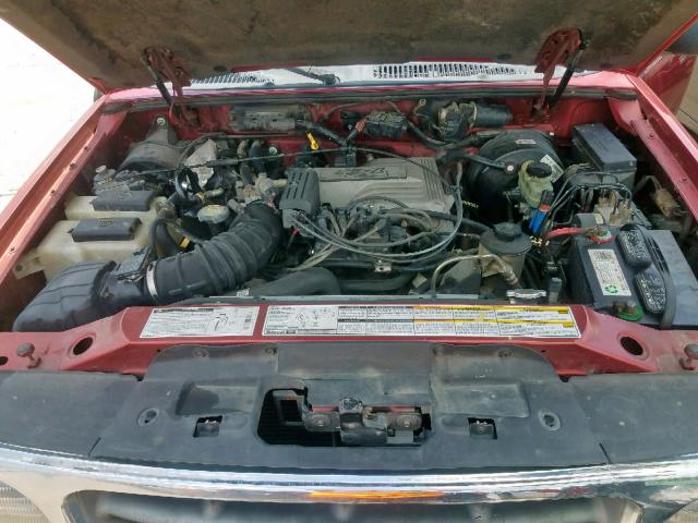 1FMDU64P1YZB30825 - 2000 FORD EXPLORER E RED photo 7