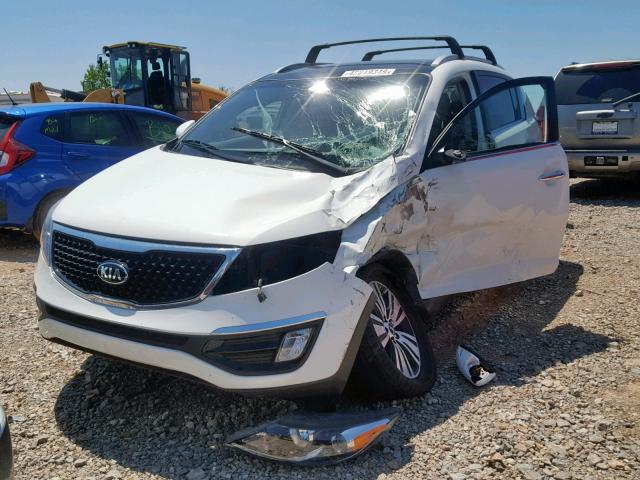 KNDPC3AC3E7574834 - 2014 KIA SPORTAGE E WHITE photo 9