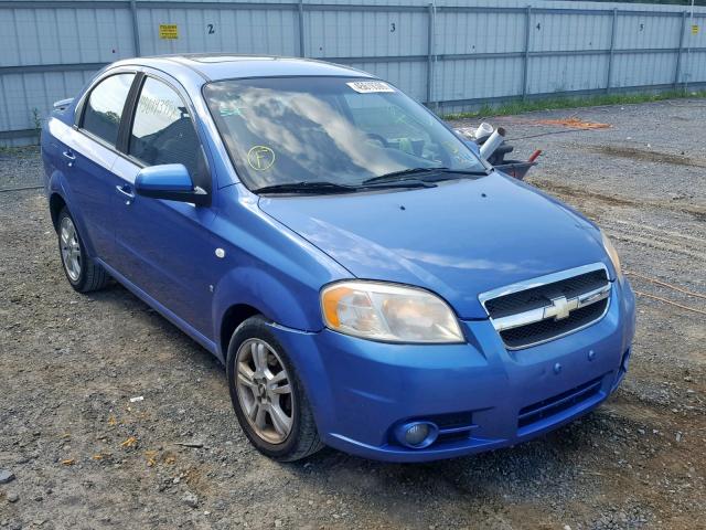 KL1TD56638B216894 - 2008 CHEVROLET AVEO BASE Mavi foto 1