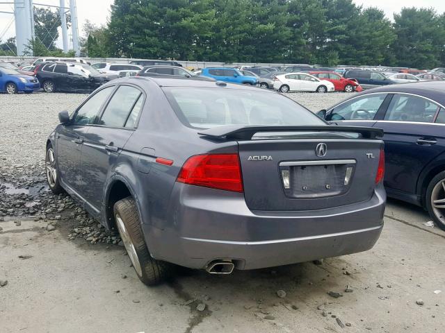 19UUA66296A013859 - 2006 ACURA 3.2TL GRAY photo 3