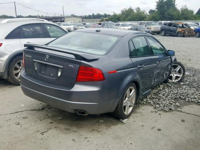 19UUA66296A013859 - 2006 ACURA 3.2TL GRAY photo 4