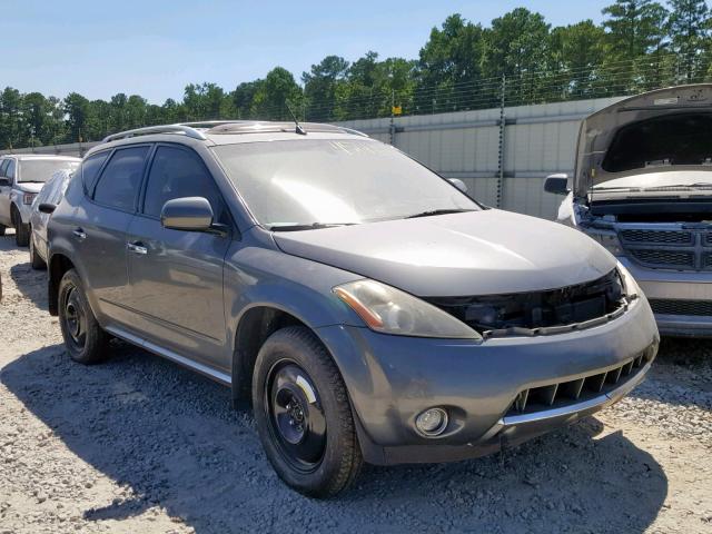 JN8AZ08W46W520392 - 2006 NISSAN MURANO SL SILVER photo 1