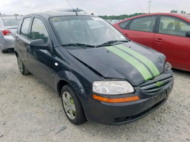 KL1TD66678B235051 - 2008 CHEVROLET AVEO BASE Қара фото 1