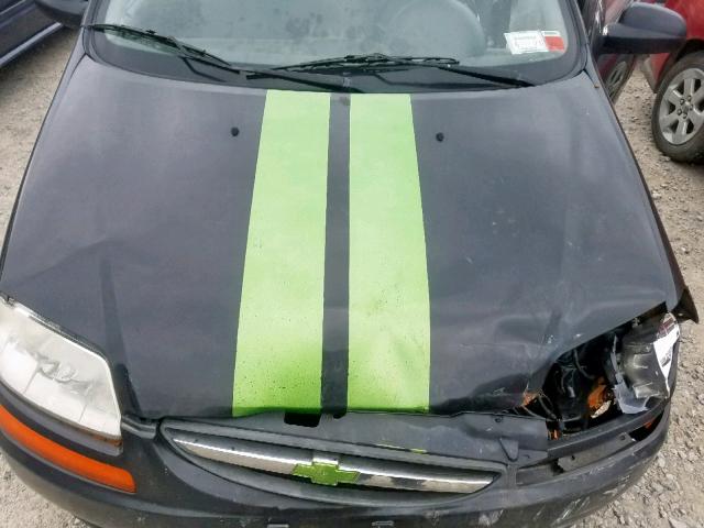 KL1TD66678B235051 - 2008 CHEVROLET AVEO BASE Қара фото 7