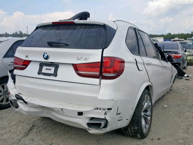 5UXKR2C53E0H34383 - 2014 BMW X5 SDRIVE3 WHITE photo 4