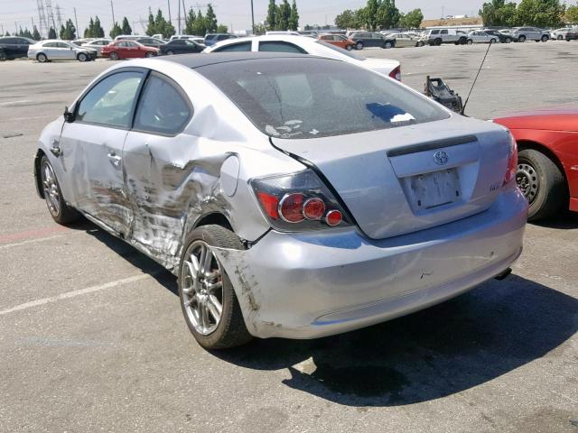 JTKDE167080266393 - 2008 TOYOTA SCION TC ვერცხლისფერი ფოტო 3
