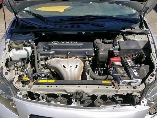 JTKDE167080266393 - 2008 TOYOTA SCION TC ვერცხლისფერი ფოტო 7