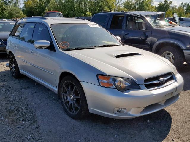 4S3BP676656317271 - 2005 SUBARU LEGACY GT SILVER photo 1