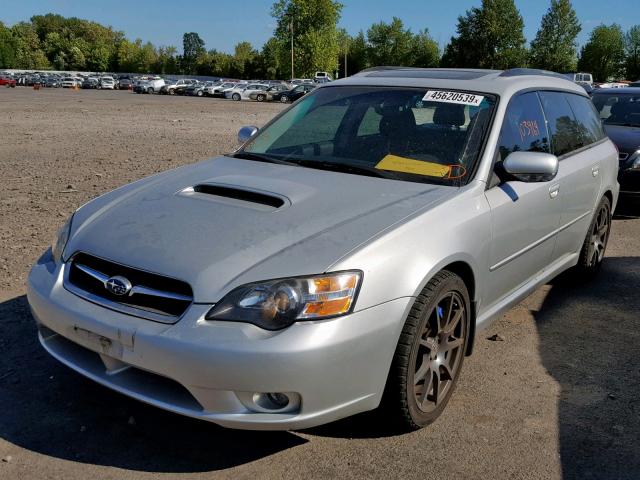 4S3BP676656317271 - 2005 SUBARU LEGACY GT SILVER photo 2